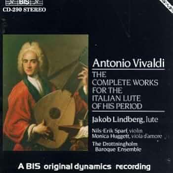 Antonio Vivaldi, Drottningholm Baroque Ensemble, Jakob Lindberg, Nils-Erik Sparf, Monica Huggett - Vivaldi: The Complete Works for Italian Lute of His Period - Amazon.com Music