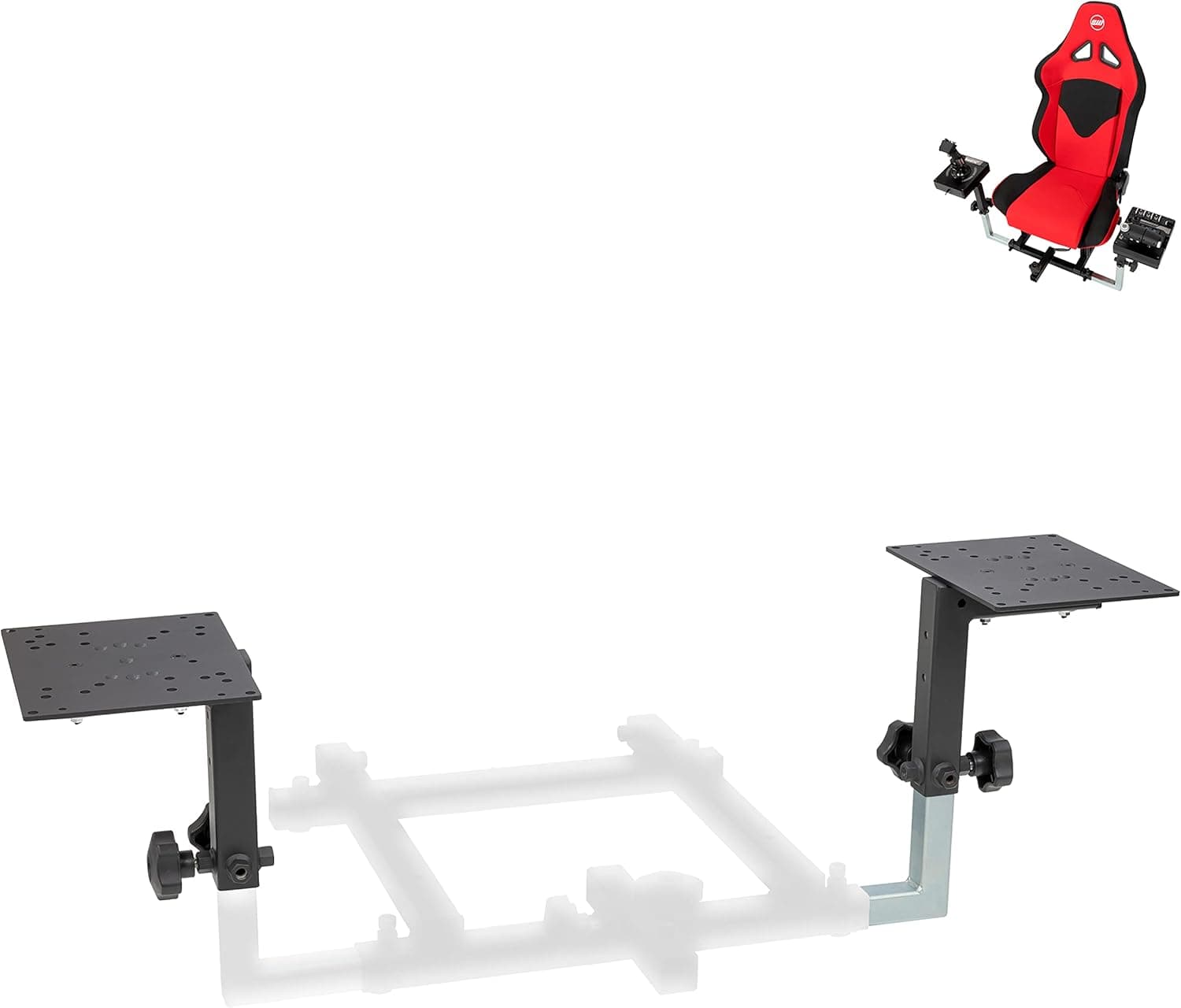 OpenWheeler | Configuration 1 | Flight Simulator HOTAS Add-on Kit. Fits Thrustmaster T.Flight One / 4, T16000M, Airbus, Logitech X56, X52, X52Pro, VKB Gladiator, CH Products, Hori