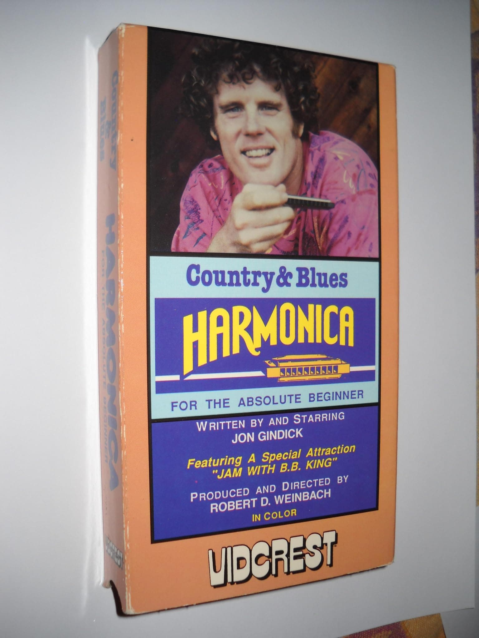Country & Blues Harmonica for the Absolute Beginner [VHS] : BB King, Jon Gindick, Jon Gindick, Robert D. Weinbach, Robert D. Weinbach: Movies & TV