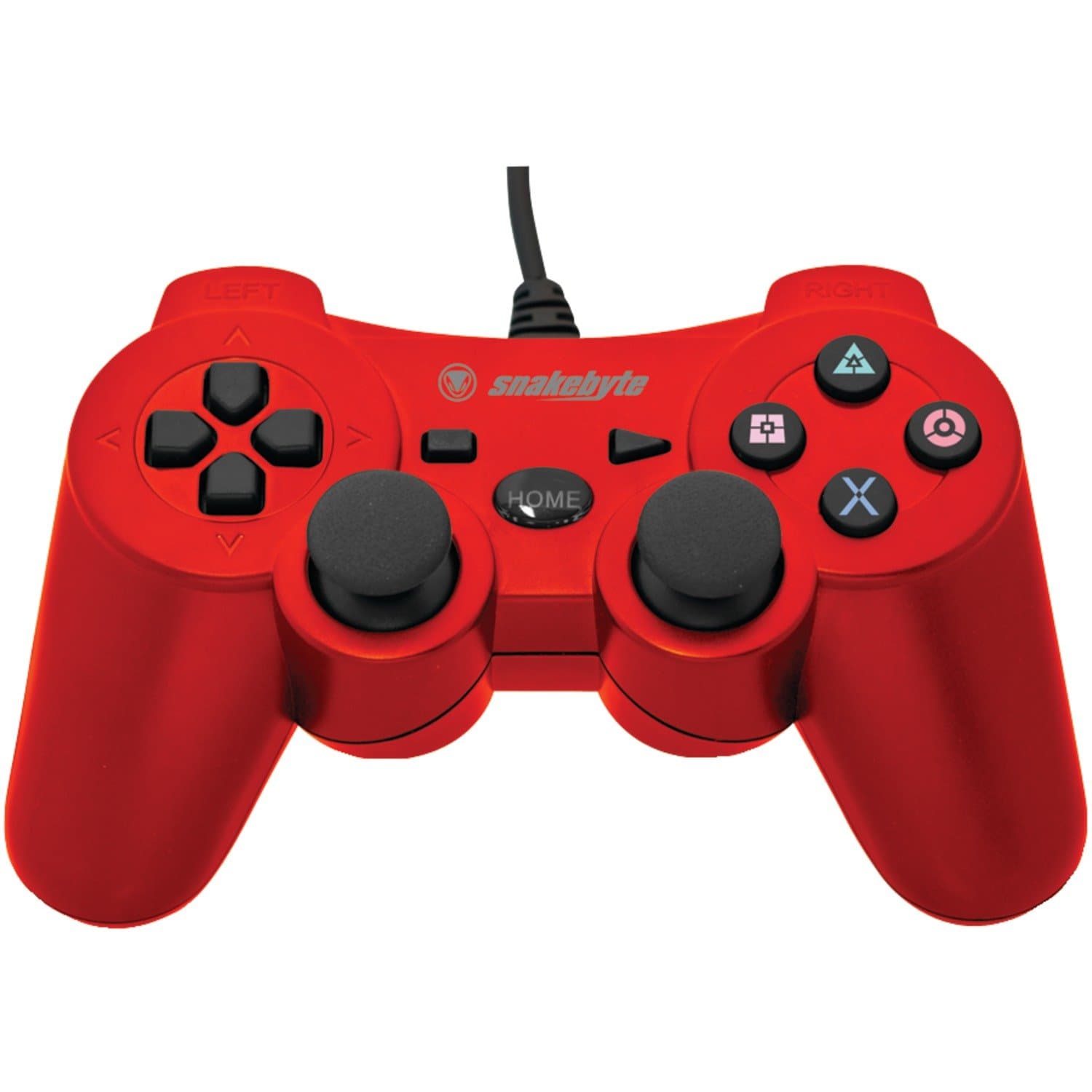 Snakebyte PS3 Wired Controller, Red (SB00283)