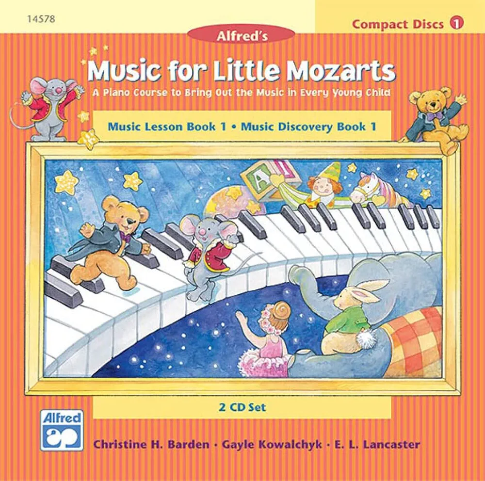 Barden, Christine H., Kowalchyk, Gayle, Lancaster, E. L. - Music for Little Mozarts 2-CD Sets for Lesson and Discovery Books, Level 1 - Amazon.com Music