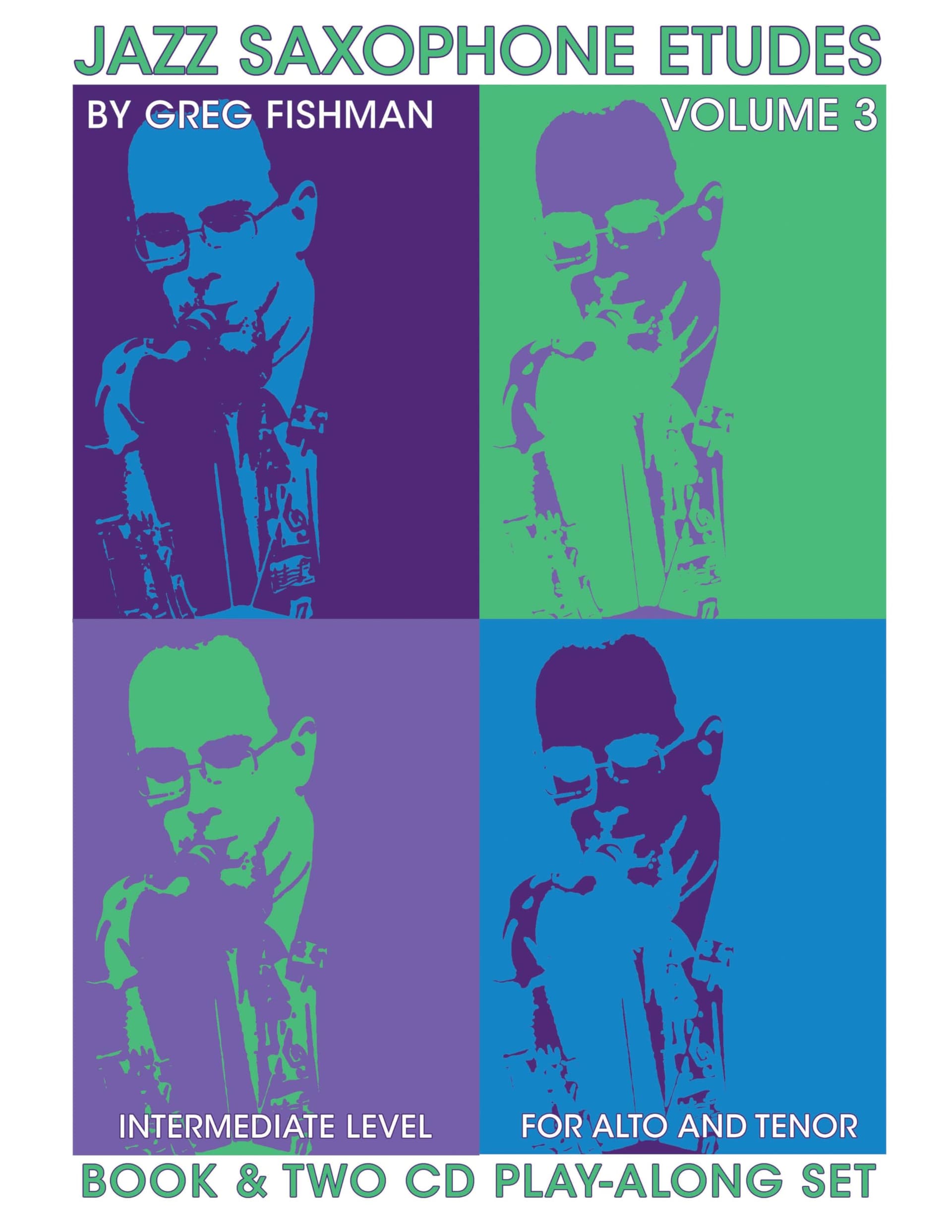 Jazz Saxophone Etudes, Vol. 3 (Book & CDs)